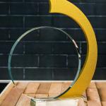 Executive crystal plaques